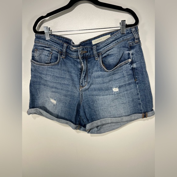 Anthropologie Pilcro Mid-Rise Slim Boyfriend Denim Shorts Sz 31 - Picture 4 of 14